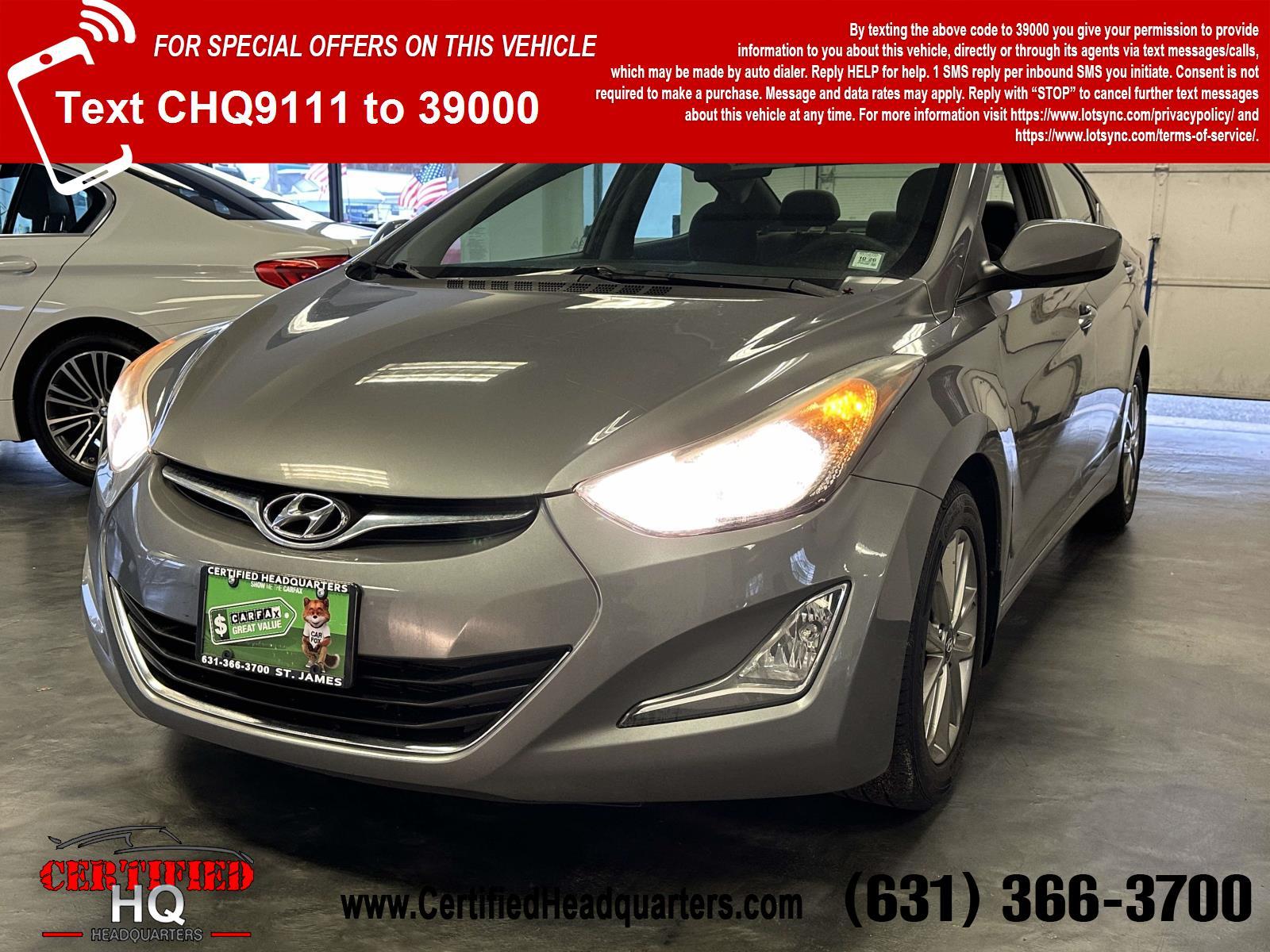  2014 Hyundai Elantra 4dr Sdn Auto SE (Alabama Plant) 