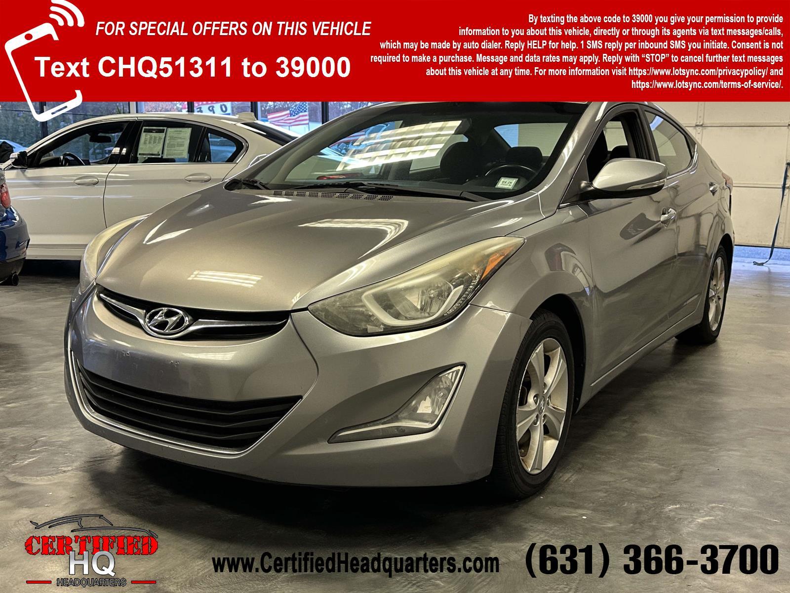  2016 Hyundai Elantra 4dr Sdn Auto Value Edition (Ulsan Plant) 