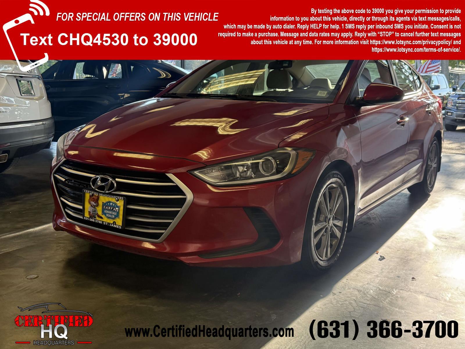  2017 Hyundai Elantra SE 2.0L Auto (Alabama) 