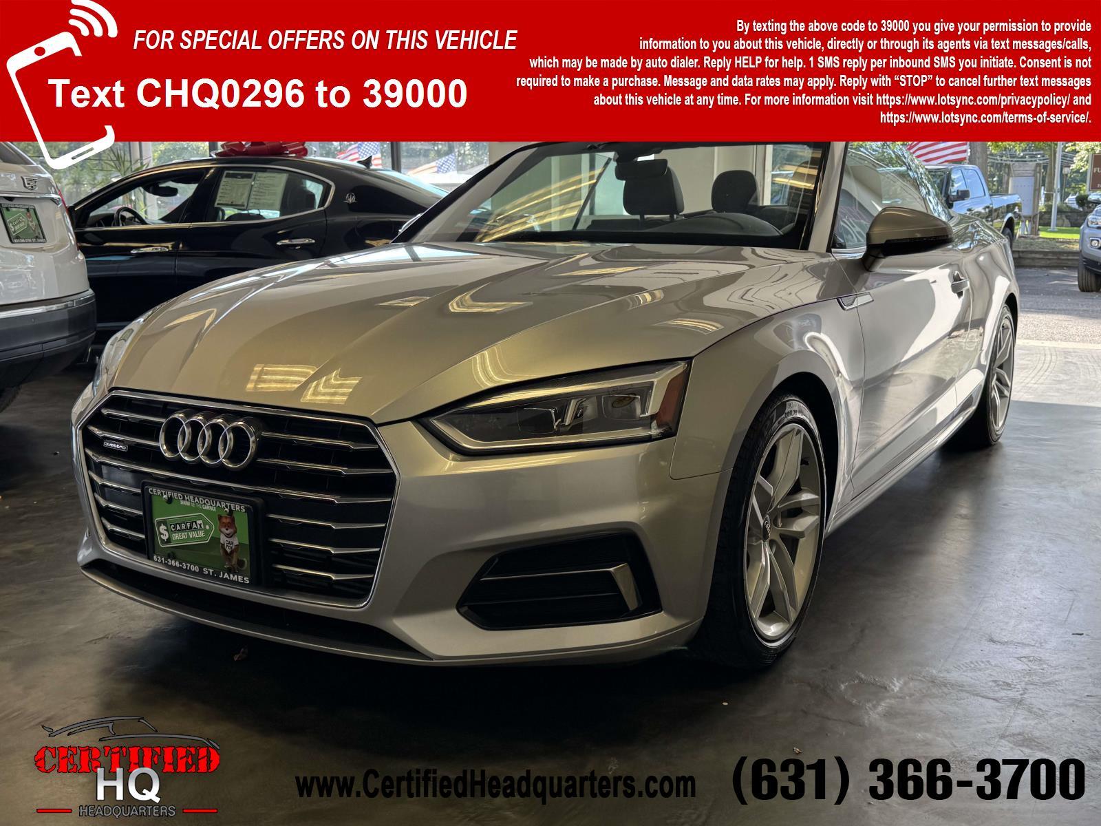  2019 Audi A5 Cabriolet Premium 45 TFSI quattro 